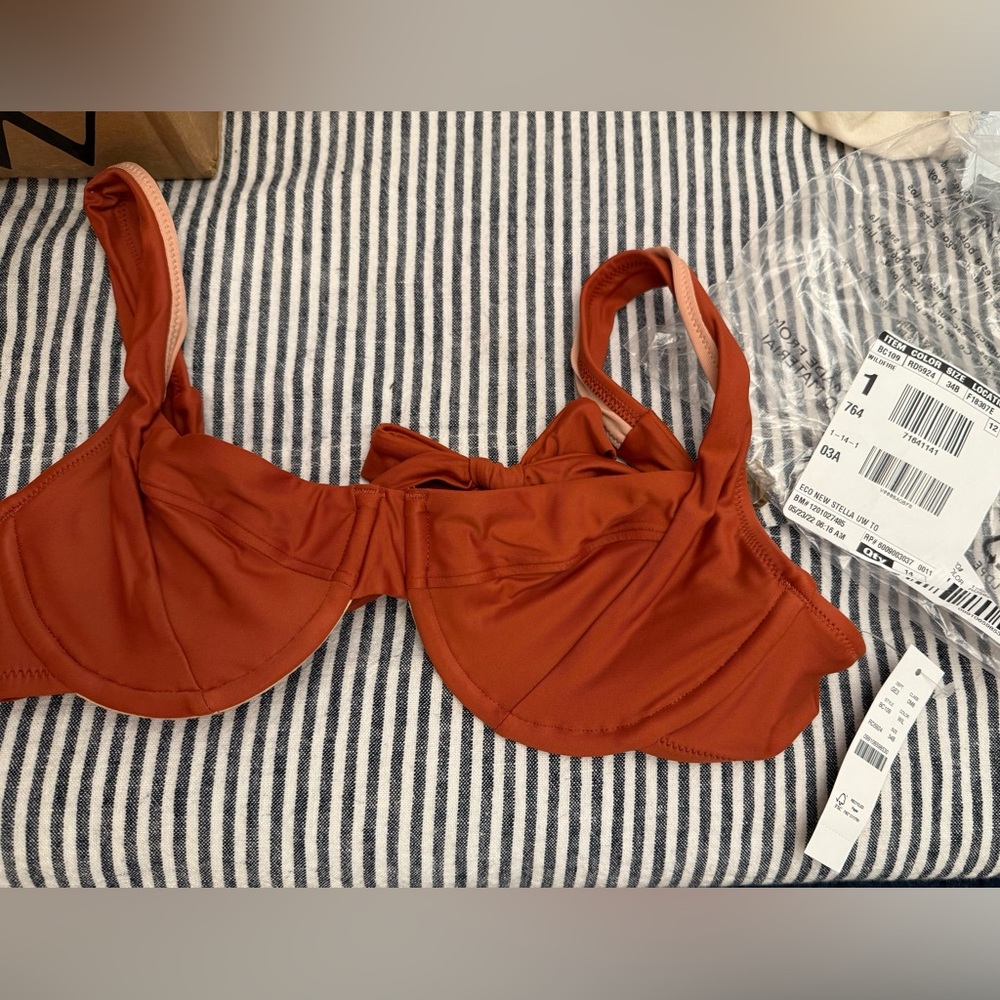J. Crew Wildfire Underwire Swim Bra